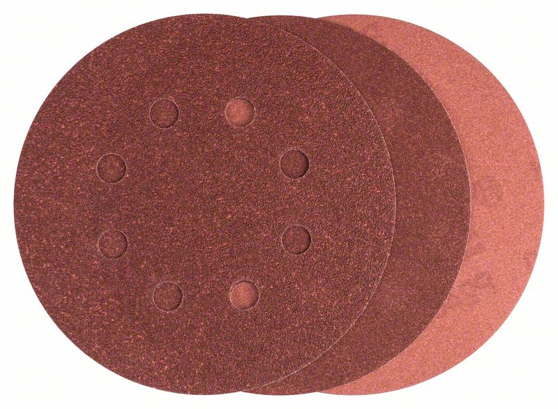 Image de Schleifblatt-Set für Exzenterschleifer, 25-teilig, 8 Löcher, 125 mm, 80 - 240