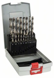 Bild von 19-tlg. HSS-G ProBox Metallbohrer-Set, DIN 338, 135°, 1–10 mm