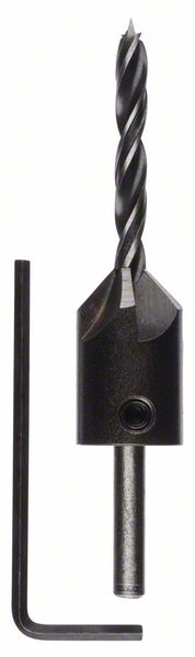 Picture of Holzspiralbohrer mit 90°-Senker, 5 mm, 16 mm