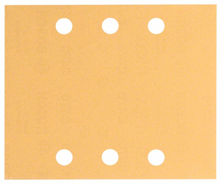 Image de Schleifblatt C470, 115 x 140 mm, 40, 60, 80, 120, 180, 6 Löcher, 10er-Pack