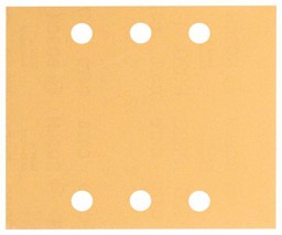 Bild von Schleifblatt C470, 115 x 140 mm, 40, 60, 80, 120, 180, 6 Löcher, 10er-Pack