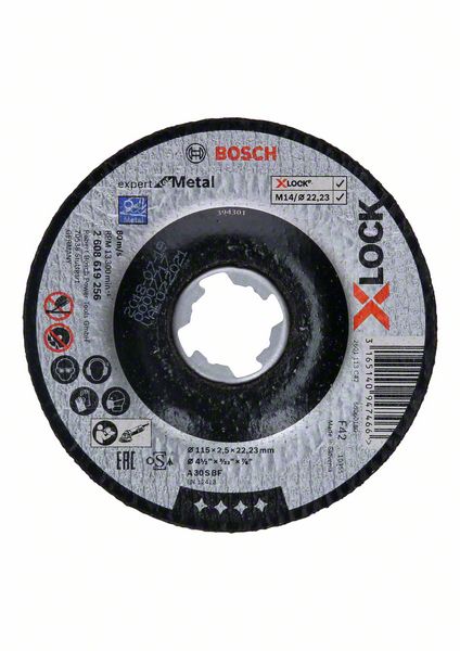 Image de X-LOCK Expert for Metal 115 x 2,5 x 22,23 Trennscheibe gekröpft