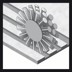 Bild von Scheibenbürste 70 x 0,3 mm, 15 mm, gewellter rostfreier Stahldraht