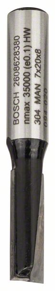 Picture of Nutfräser, 8 mm, D1 7 mm, L 19,6 mm, G 51 mm. Für Handfräsen