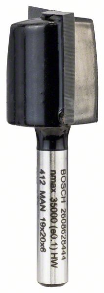 Picture of Nutfräser, 6 mm, D1 19 mm, L 19,6 mm, G 51 mm. Für Handfräsen