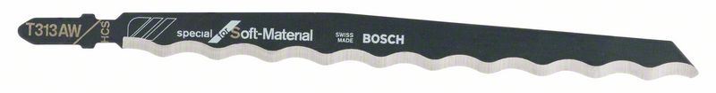 Image de Stichsägeblatt T313 AW Bosch VE à 3 Stück Special for Soft Material
