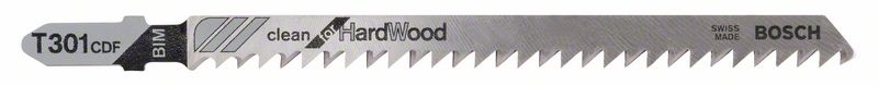 Image de Stichsägeblatt T 301 CDF Clean for Hard Wood, 3er-Pack