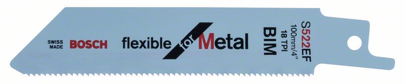 Bild von Säbelsägeblatt S 522 EF, Flexible for Metal, 5er-Pack