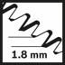 Bild von BIM Tauchsägeblatt Dual-Tec AYZ 53 BPB Multimaterial, 40 x 53 mm, 1er-Pack