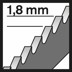 Bild von Stichsägeblatt-Set T 128 BHM, Endurance for Laminate, 3-teilig, 92 mm