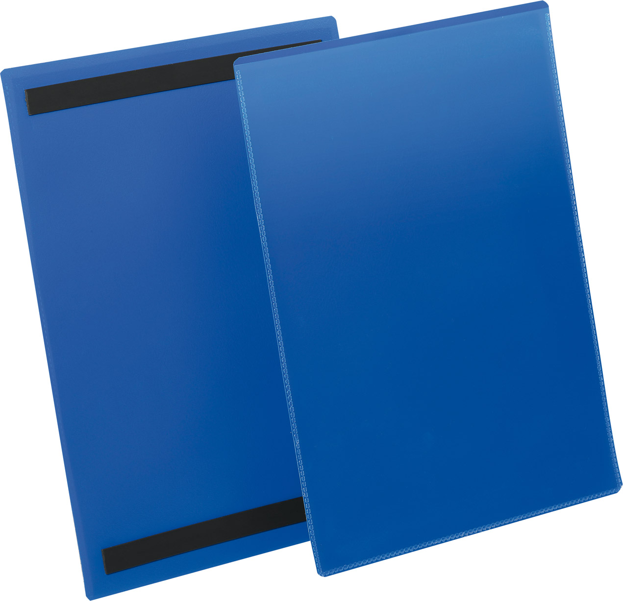 Image de Etikettentasche B210xH297 mm A4 hoch blau, magnetisch VE 50 Stück