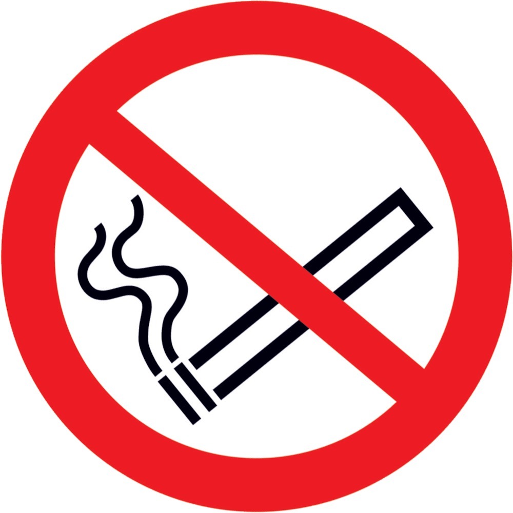 Image de Verbotsschild Folie D315 mm Rauchen verboten
