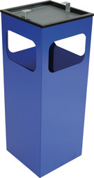 Bild von Abfall-Ascherbehälter Kuba blau
