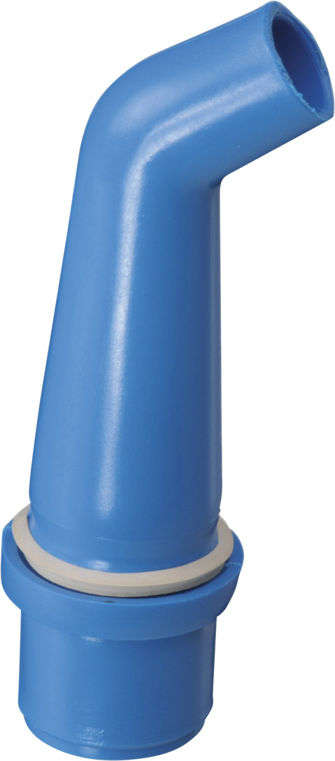 Picture of Ausgusstülle HDPE blau für Außen-D 24 mm
