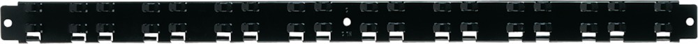 Bild von Wandleiste für Sichtlagerkasten PLK 2 L 1000 mm schwarz VE 2 Stk.