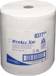 Bild von Wischtücher WYPALL X80, weiß, 31,5x34cm, 475Blatt