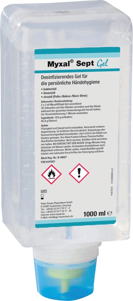 Image de Händedesinfektion Myxal Sept Gel,1000 ml Variofl.