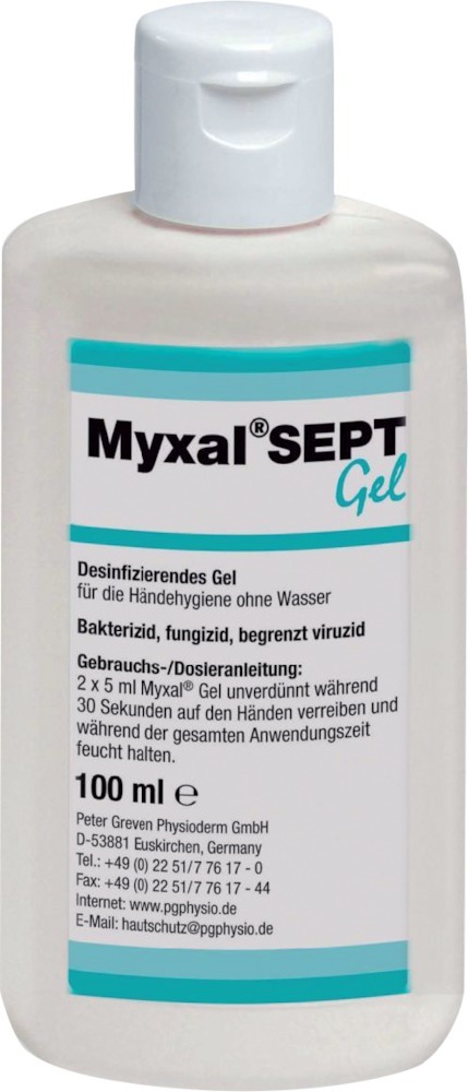 Picture of Händedesinfektion Myxal Sept Gel, 100 ml Flasche