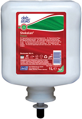 Image de Stokolan® Classic Hautpflegecreme 1 l Kartusche trockene-strapaz. Haut
