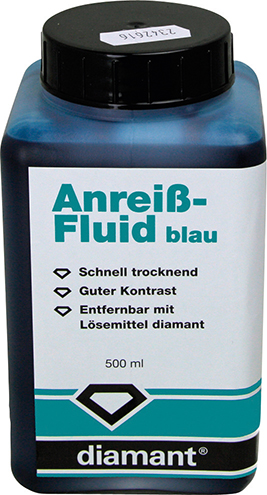 Image de Anreiß-Fluid 500ml blau DIAMANT