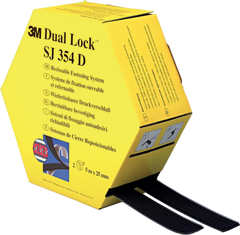 Bild von Dual Lock SJ354D Flexibl.Druckverschluss 2x5m 3M