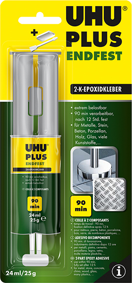 Picture of UHU plus endfest 2K-Spritze 24ml/25g