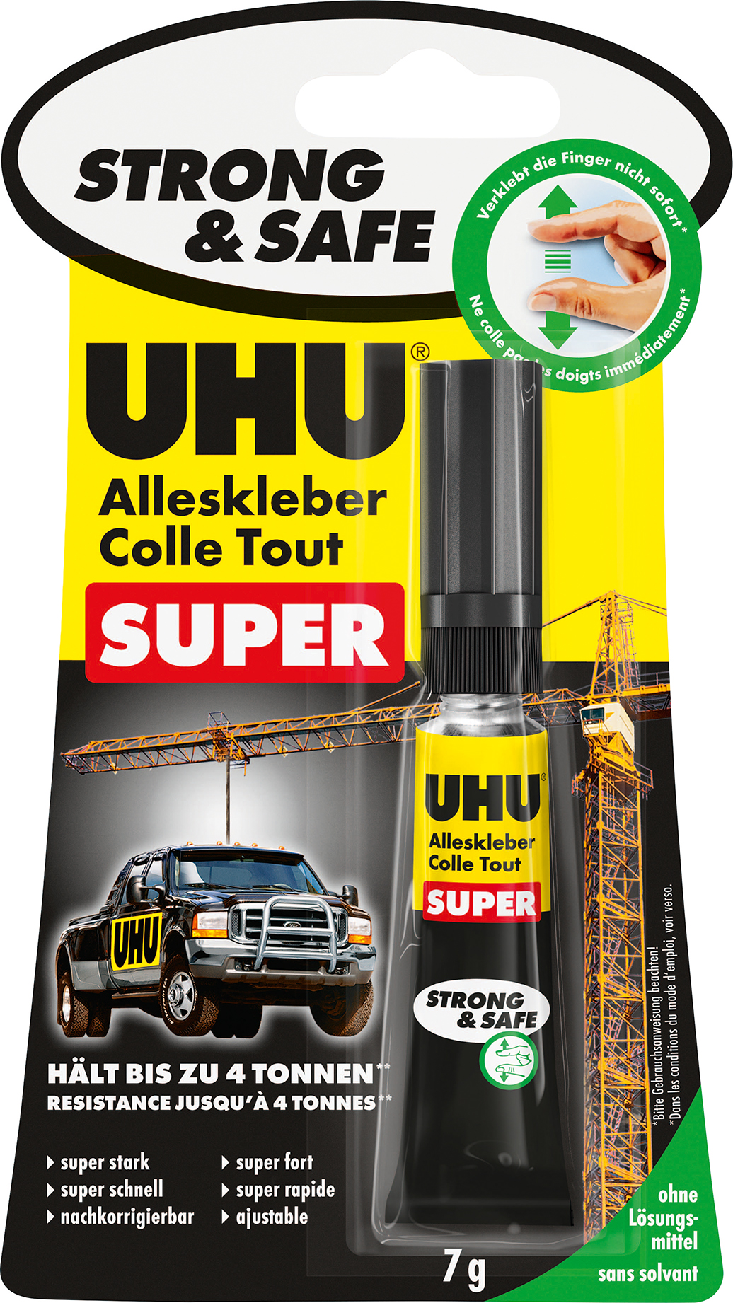 Picture of UHU ALLESKLEBER SUPER Strong+Safe 7g, Tube
