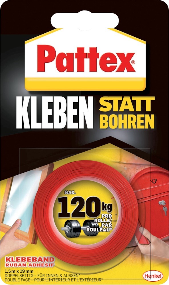 Picture of Pattex Kleben statt Bohren Klebeband 1,5m