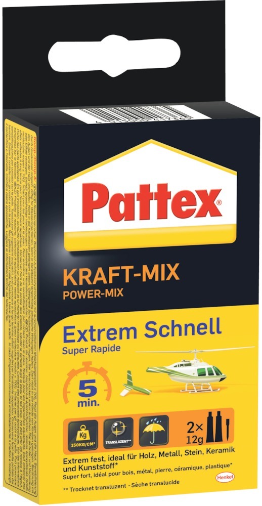 Picture of Pattex Kraft Mix Extrem Schnell 2x12g (F)