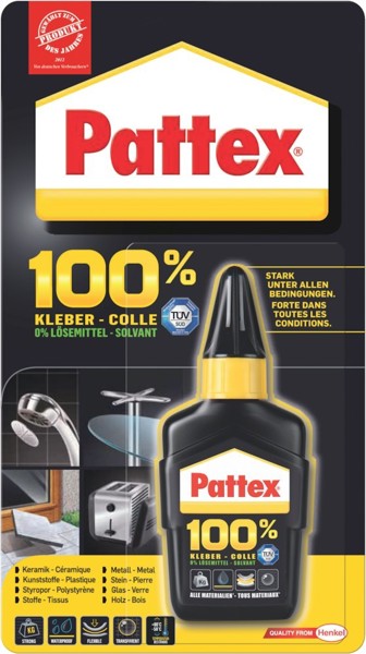 Bild von Pattex 100 % Kleber Flasche, 100g Henkel