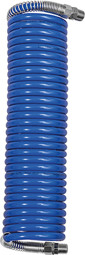 Bild von Spiralschlauch PA blau, Verschraubung+KnickschutzAG R1/4", 8x6mm, 5m RIEGLER