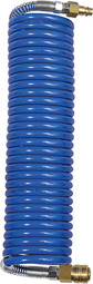 Bild von Spiralschlauch PA blau, Kupplung u Stecker NW7,2 8x6mm, 7,5m RIEGLER
