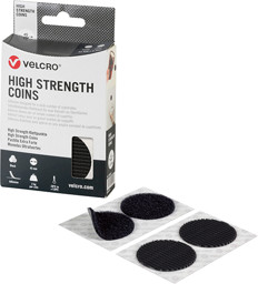 Picture of VELCRO® Klettband High Strength Fastener Punkt Durchmesser 45mm, schwarz, 6 Stück
