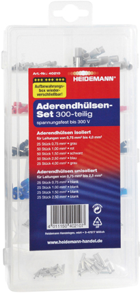 Picture for category Aderendhülsen-Set 300-teilig