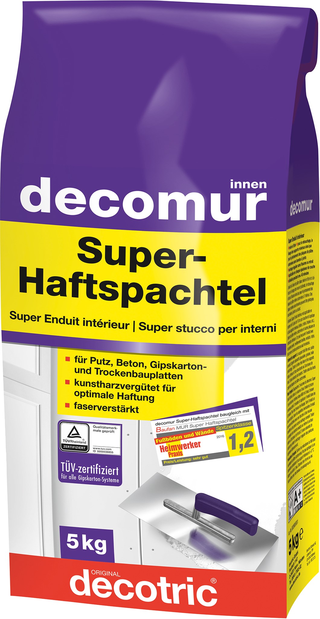Picture for category decomur Super Haftspachtel
