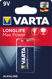 Image de Batterie MAX TECH 9V-Block Blister a 1 Stück VARTA