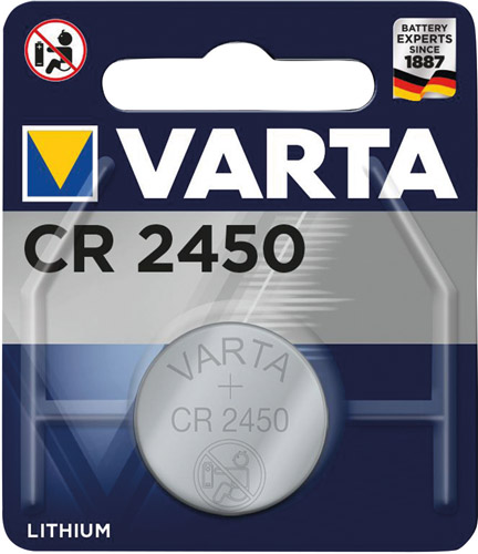 Image de VARTA Electronics LithiumCR 2450, 3V, 1 Blister