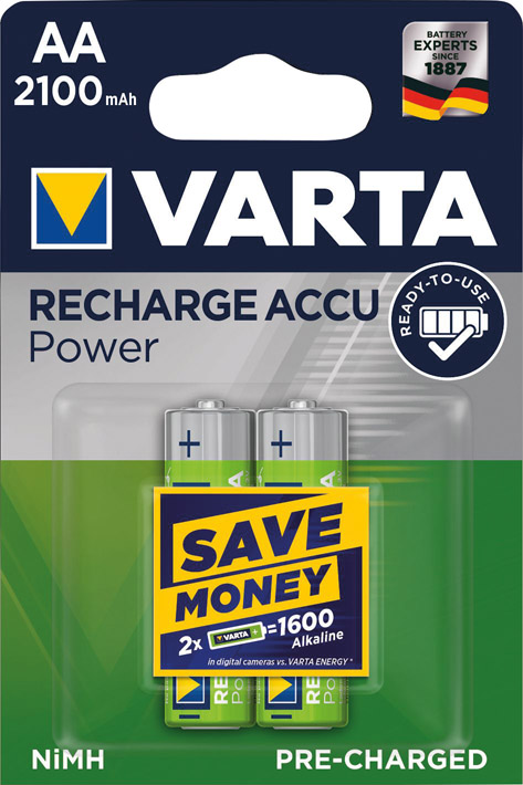 Image de VARTA Rechargeable Power Accu Mignon 2er Bilster