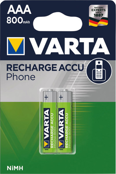 Picture of VARTA Phonepower Accu T398 Mico/AAA/HR03,800mAh