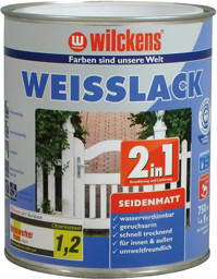Image de Weißlack 2in1 750 ml, seidenmatt