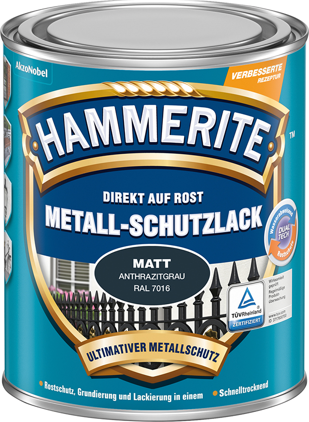 Image de Metall-Schutzlack HA 750 ml dunkelgrau