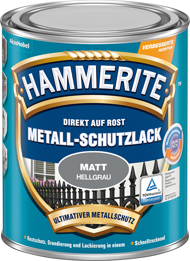 Picture of Metallschutz-Lack 750 ml matt hellgrau