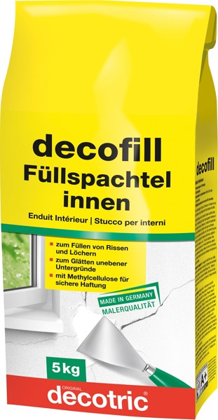 Picture of Decofill Spachtelmasse innen, 5 kg,Tüte decotric
