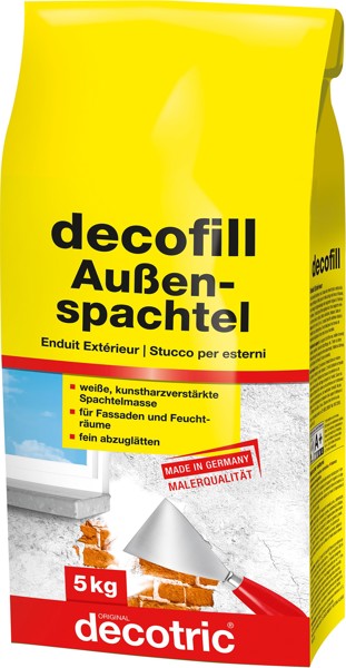 Bild von Decofill Spachtelmasse 5 kg, außen decotric