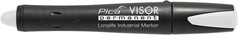 Image de Permanentmarker VISOR Industrial weiß Pica