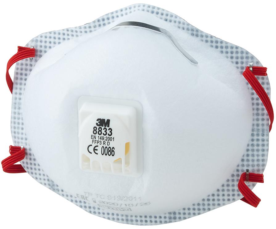 3M™ vorgeformte Komfort-Maske 8833