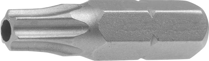 Bit 1/4" für TORX® BO-Schrauben, mit Bohrung, 25 mm
