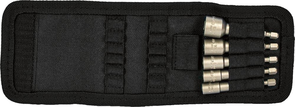 Steckschlüssel-Garnitur 1/4", 5-teilig, magnetisch