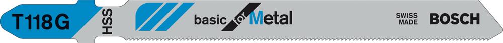 Stichsägeblatt T 118 G für Metall
