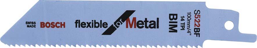 Säbelsägeblatt S 522 BF für Metall